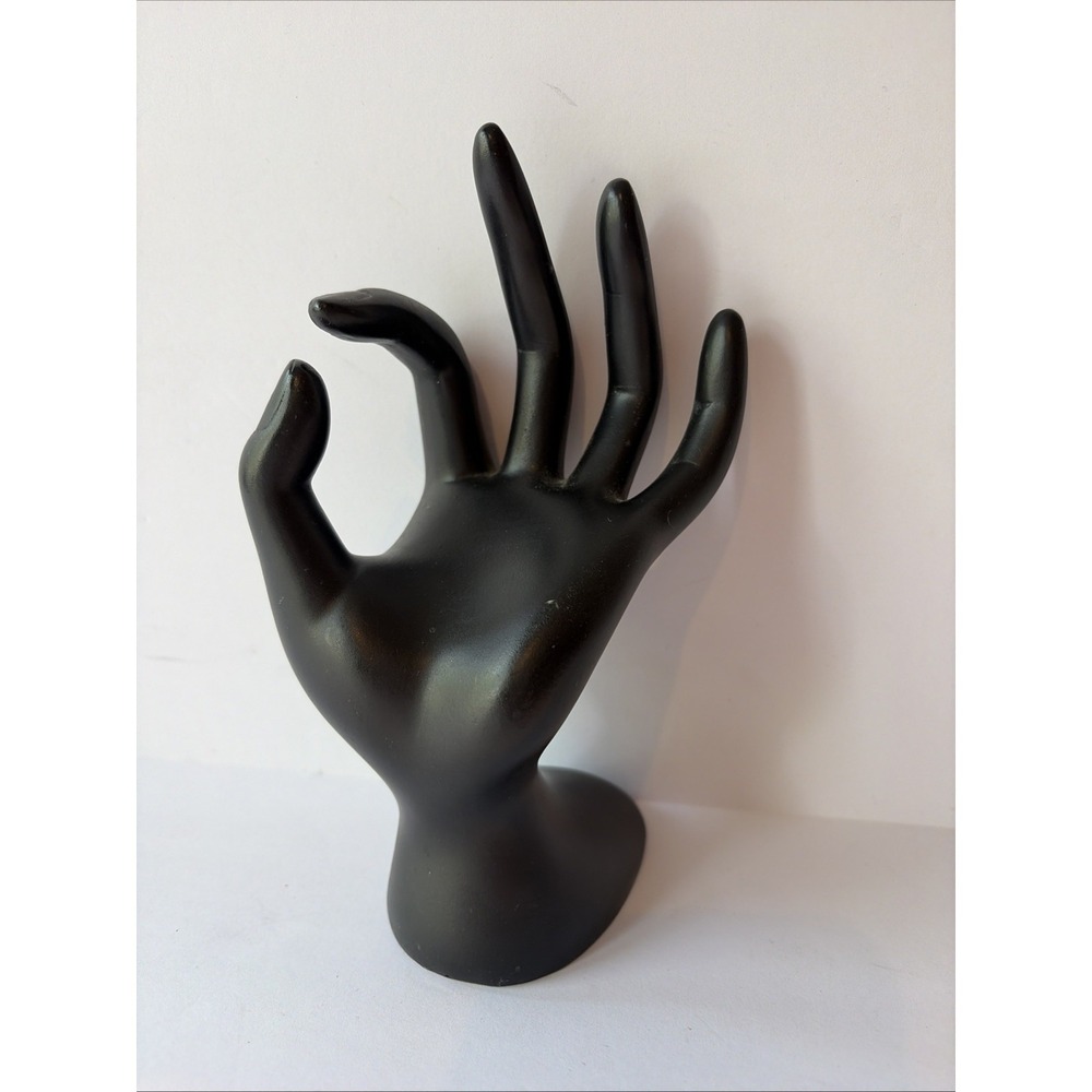 Black Elegant Jewelry Display Hand Stand Rings & Bracelet Holder